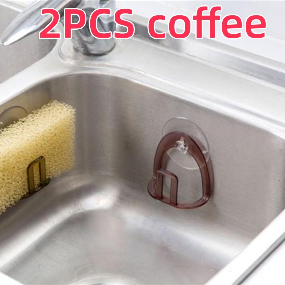 Kitchen Sink Drain Rack Plastic Suction Cup Sponge Holder Sponge Storage Rack Sink Stand Holder Organizer Kitchen Accessories