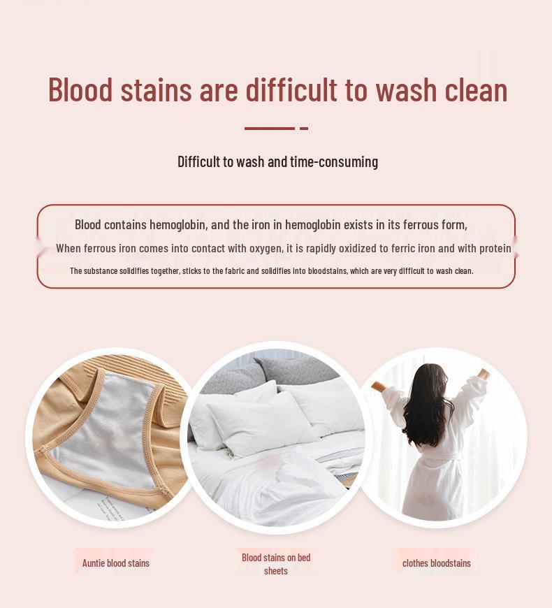 Sha Yun Ya Menstrual Blood Stain Remover for Bed Sheets and Underwear