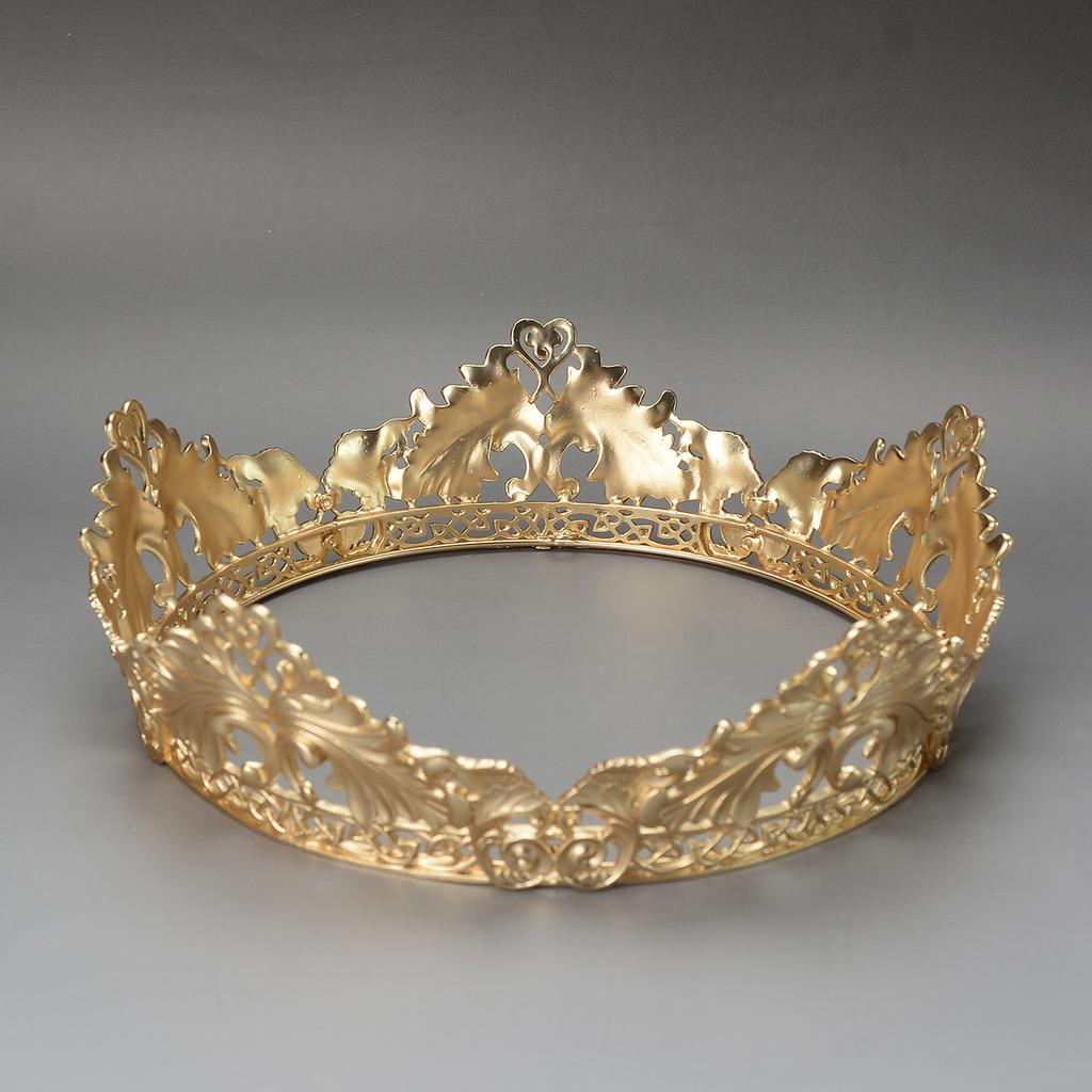 Retro palass konge prins legering menns krone performance bankett tilbehør hårtilbehør hodeplagg krone