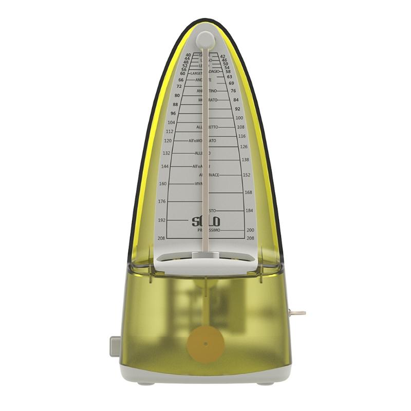 Mechanical Metronome Wood Grained Loud Sound/High Precision for Piano/Guitar/Violin/Drum and Other Instruments