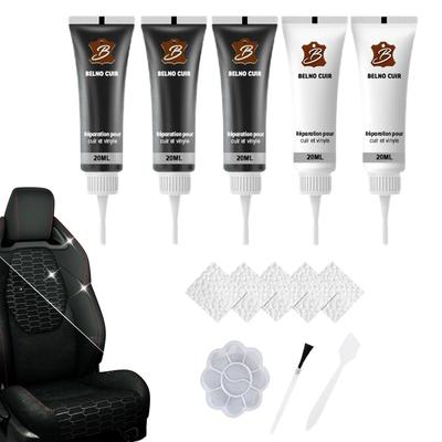 Neues Leder Reparaturset Lenkradaufarbeitung Auto Innenraum Polsterung Farbreparaturpaste Für Handtasche Schuh Sattel Couch Stiefel