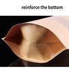 Kraft Paper Self Sealing Bag, Thickened Food Grade Package Sack Moisture Proof Sealed Tea Snack Bag Pu Erh Tea/pastry/coffee Beans/sample Packaging
