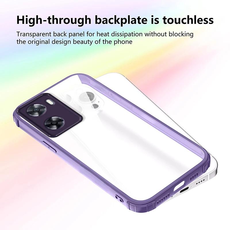 New Anti Drop Transparent Cover for OPPO A11 A11K A12 A18 A38 A40 A40M A58 A58X Hard PC Material Ultra Thin Protective Cases