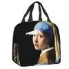 Individuelle Vase mit zwölf Sonnenblumen Lunchtasche Vincent van Gogh Gemälde Kühlbox Thermisch isolierte Lunchboxen für Erwachsene Büro