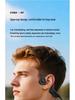 G01 Bone Conduction Wireless Headphones: Sweatproof, Open-Ear Design with Ultra-Long Battery for Running & Calls.