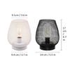 Industrial Style Birdcage Decorative Table Lamp Iron Geometric Retro Lamp Crafts Black And White Silk Screen LED Night Light