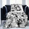 Katsuki Bakugo Flannel Throw Blanket My Hero Academia Portable Couch Bedspread Home Decoration