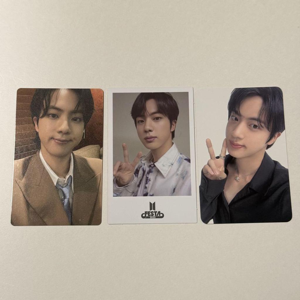 [USED] BTS FESTA 2025 ARMY ZONE Trading Card JIN