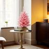 60cm Pink Christmas Tree Artificial Small Christmas Trees Includes String Lights Christmas Decorations Mini Xmas Tree Ornaments