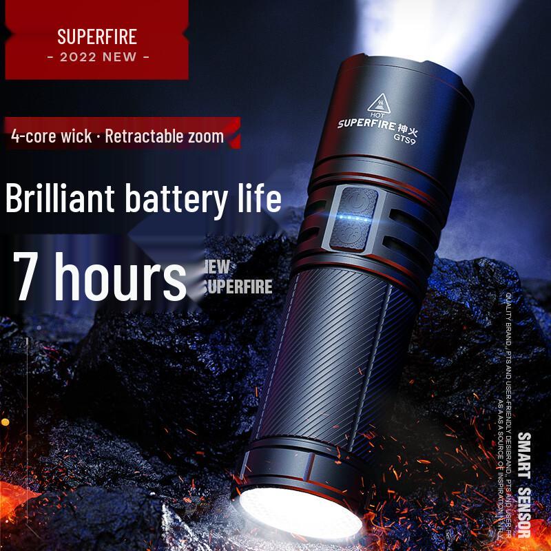 SupFire Laser Cannon MAX High-Power Rechargeable Flashlight