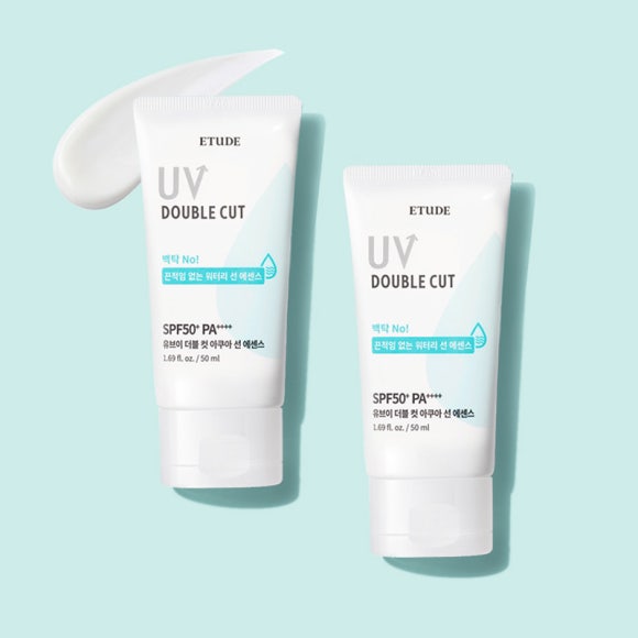 Etude House UV(UV) Coffret Duo d'Essences Solaires Aqua Double Cut SPF50+ PA++++, 50 ml (3 Options) 1PCS