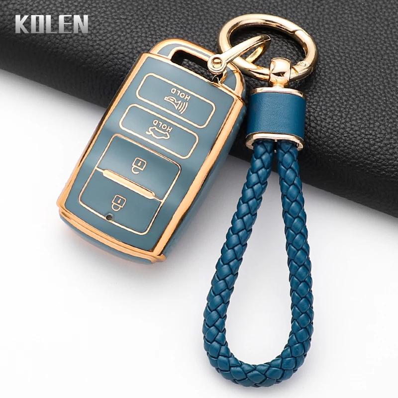 Fashion Tpu Car Key Case Cover For Kia Cadenza K9 K7 K-04 Sorento K900 And New K7 Protected Keychain Shell Fob Accessories Bag