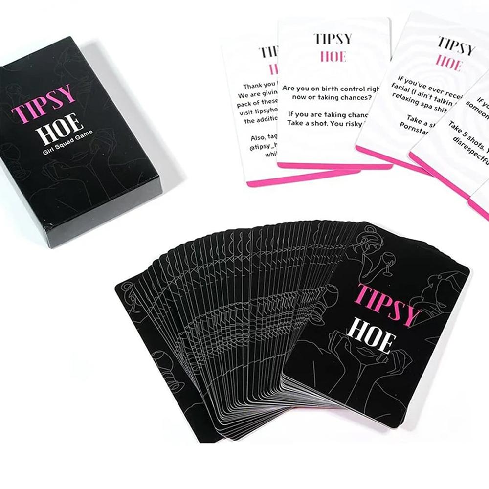 Tipsyhoe Night Game Girl Bachelorette Night Game Party Bridal Shower Game Drinking Card Games