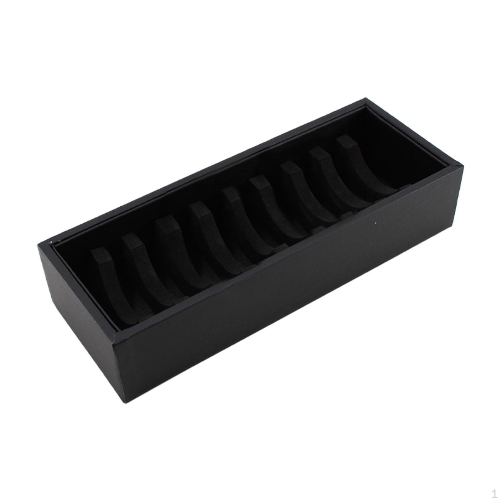 

10 Compartment Bracelet Display Tray for Women Jewelry And Bangle Storage чёрный
