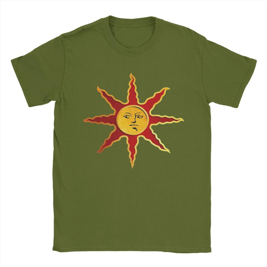 Das Sun Men T-Shirt Kreatives T-Shirt Kurzarm Rundhals T-Shirts Baumwolle Klassische Kleidung