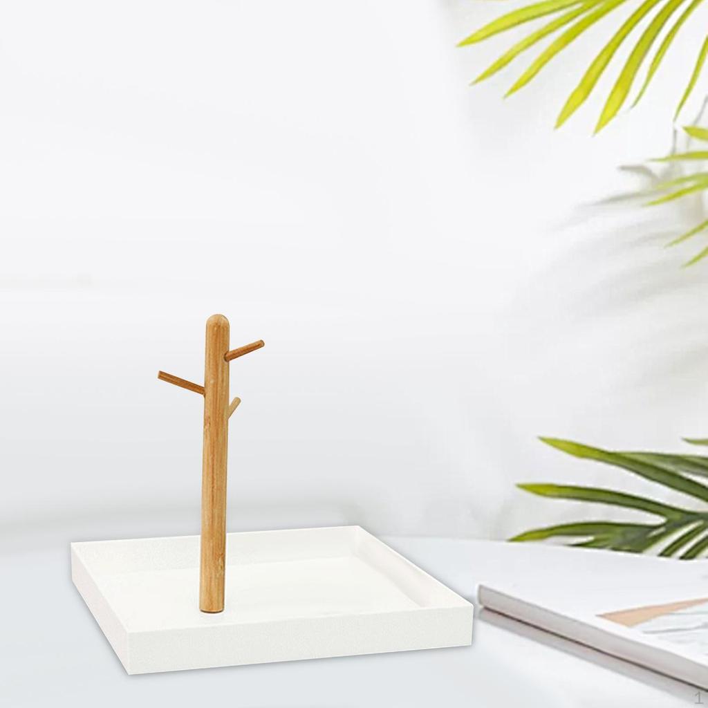 3 Tier Entryway Hanging Organizer Key Rack Jewelry Tray Bracelet Storage Hooks