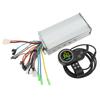 1000W 36V 48V Brushless Speed Motor Controller LCD Round Display with Thumb Throttle for Electric Bike Scooter