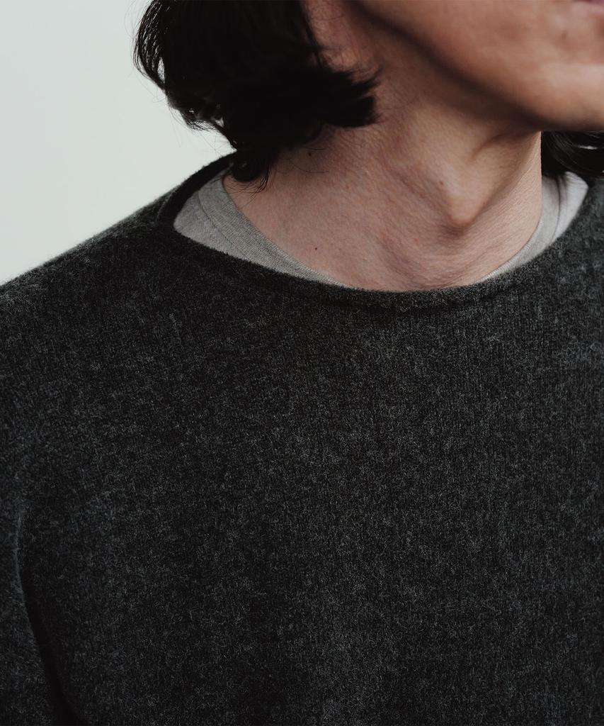 BLANKROOM Morris Roll Knit_Coal