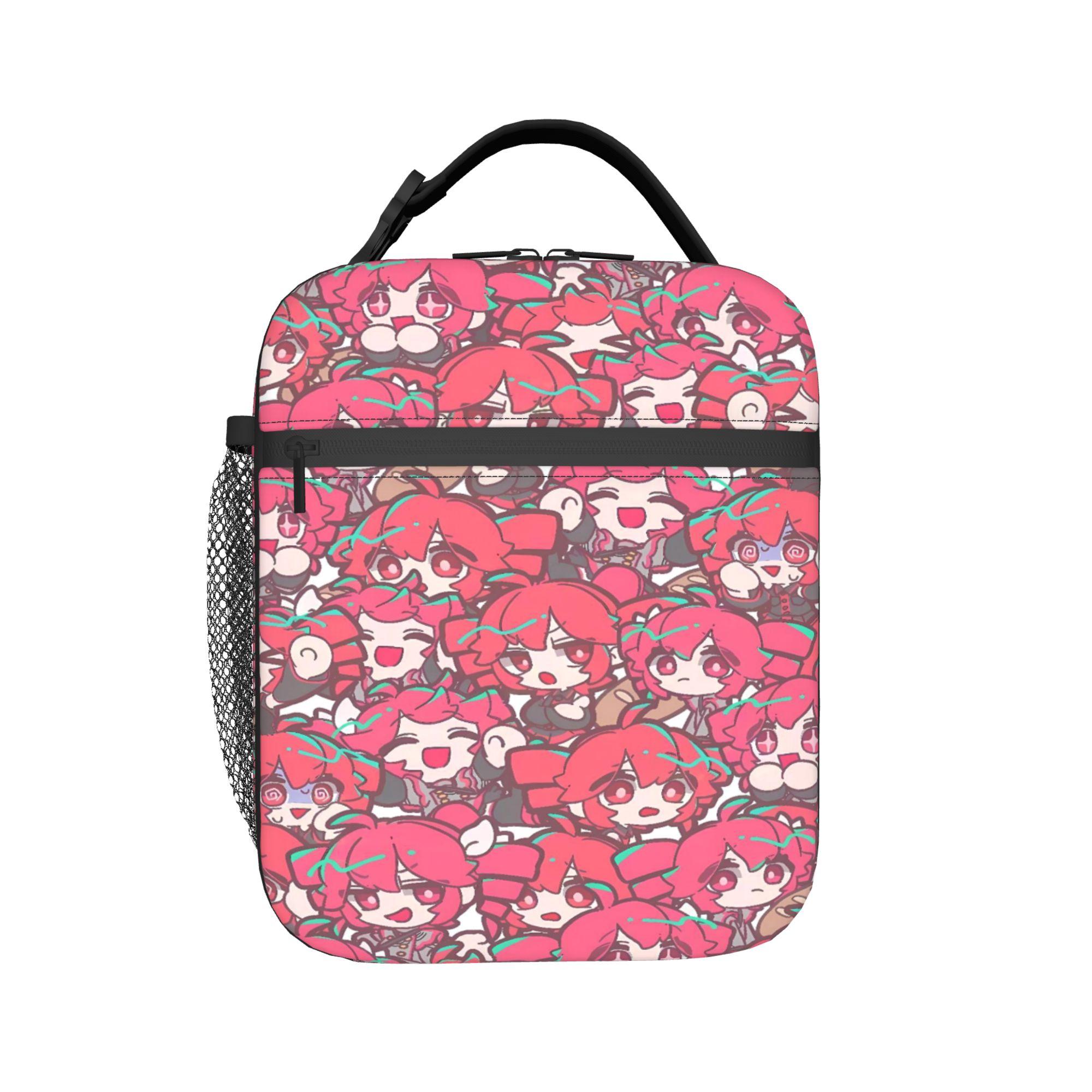 Kasane Teto Lunchtas Voor Volwassene Grafische Lunchbox Casual Kantoor Koeltas Draagbare Rits Oxford Thermische Tote Handtassen as picture