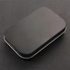 Sealed Tin Coin Organizer Key Organizer Black Card Case Candy Box Metal Empty Box Black Storage Box