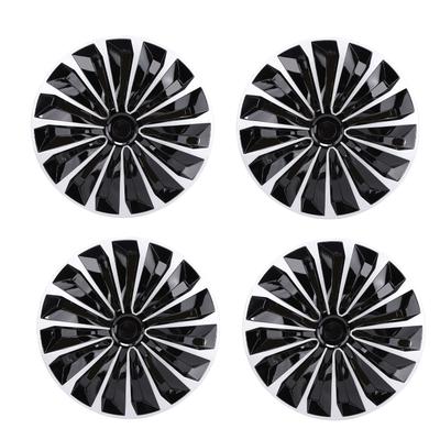 4 Pcs 15in Hubcaps Full Protection Stylish Look Universal Fit Snap On R15 Wheel Rim Cover for Most
