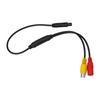 Car CVBS Male To 4 PIN Female Conversion Cable For Rear View Mirror DVR
