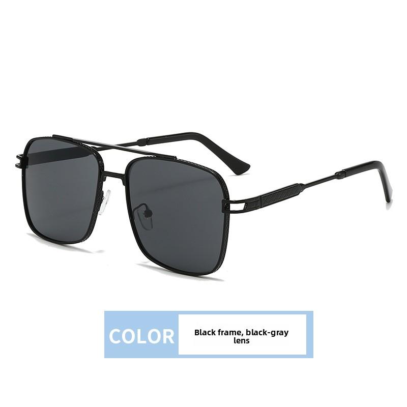 

New Men s Classic Square Sunglasses Retro Style Cool High-End UV400 Protection for Driving Business Travel Sunglasses for Men