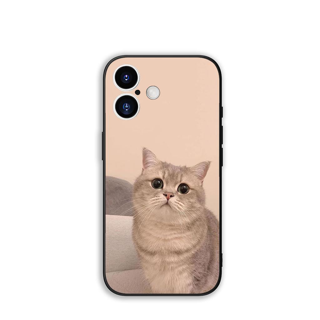 For Samsung Galaxy S25 S23 S22 S24 FE Ultra Plus A56 A05 A06 A15 A16 A57 S7 Edge Phone Cover Case Cat Meow