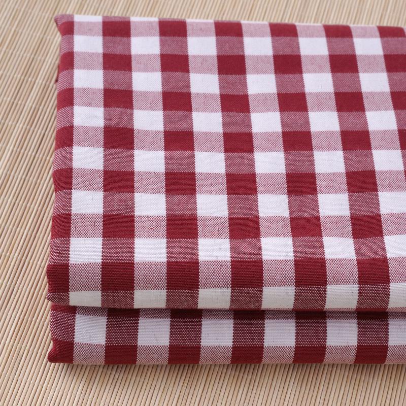 Black & White/Blue Green Gingham Fabric for Kindergarten, Tablecloths & Sofas - Various Sizes