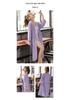 Korean Style Waffle Bathrobe: Lightweight, Breathable, Absorbent Women's Summer Pajamas for Sauna and Hot Spring.