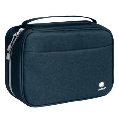 Pack All Gadget Expanded Cable Storage Large Capacity Carrying Cell SD Card Storage Dark Blue Pouch, Edition, Bag, Case, Shockproof, Charger, Phone,
