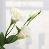 Artificial Platycodon Grandiflorus Flower with 2 Head Blooms And 1 Bud Fake Silk Flower with Stem And Leaves for Wedding Party Kitchen Bedroom Baby