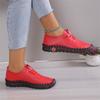 Spring & Summer New Women's Shoes, Four‑Season Wear Soft‑Sole Breathable Classic Flat Loafers for Middle‑Aged & Elderly