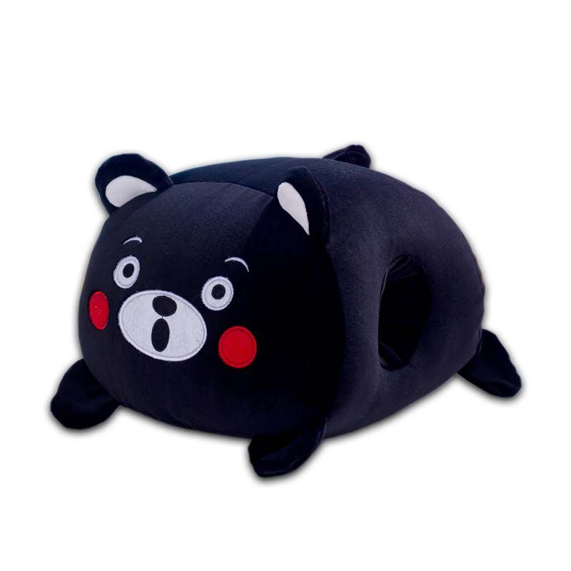 

Chinchilla Pikachu Cartoon Hand Warmer Pillow Doll Winter Cute Girl Nap Pillow Black Bear