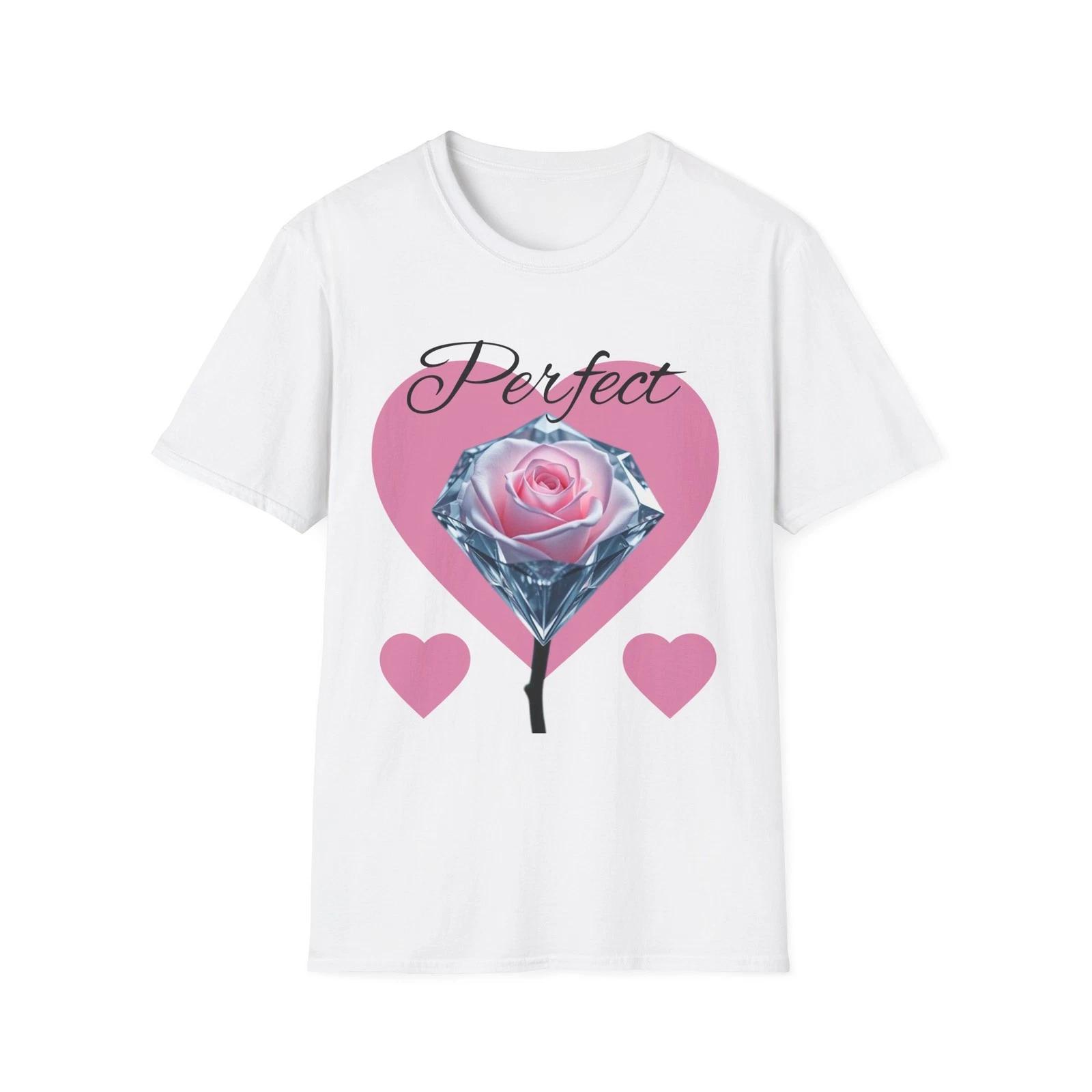 Elegant Rose Diamond Children s Children s T  Children s T-shirt | Softstyle Tee for Floral Lovers, Gift for [...] 150