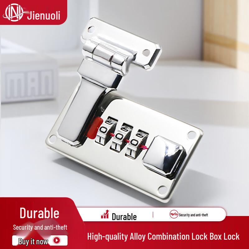 JNL 3-Digit Metal Combination Lock