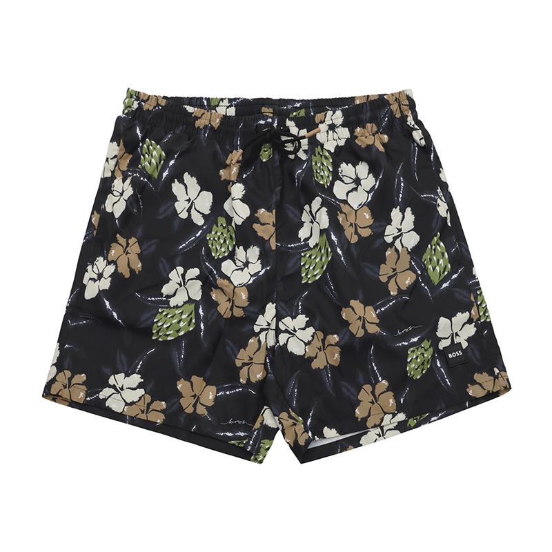 BOSS SPORTS Boss Piranha Seasonal Print Swim Shorts (50508844003)