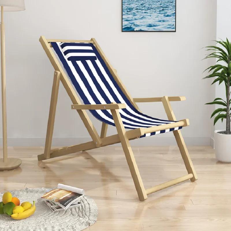 15 Colors Folding Deck Chair Replacement Cover Waterproof Beach Chair Canvas Seat Covers for Courtyard Home Accessories