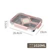 304 Stainless Steel Leak-Proof Microwave Safe Lunch Box for Students & Office Workers