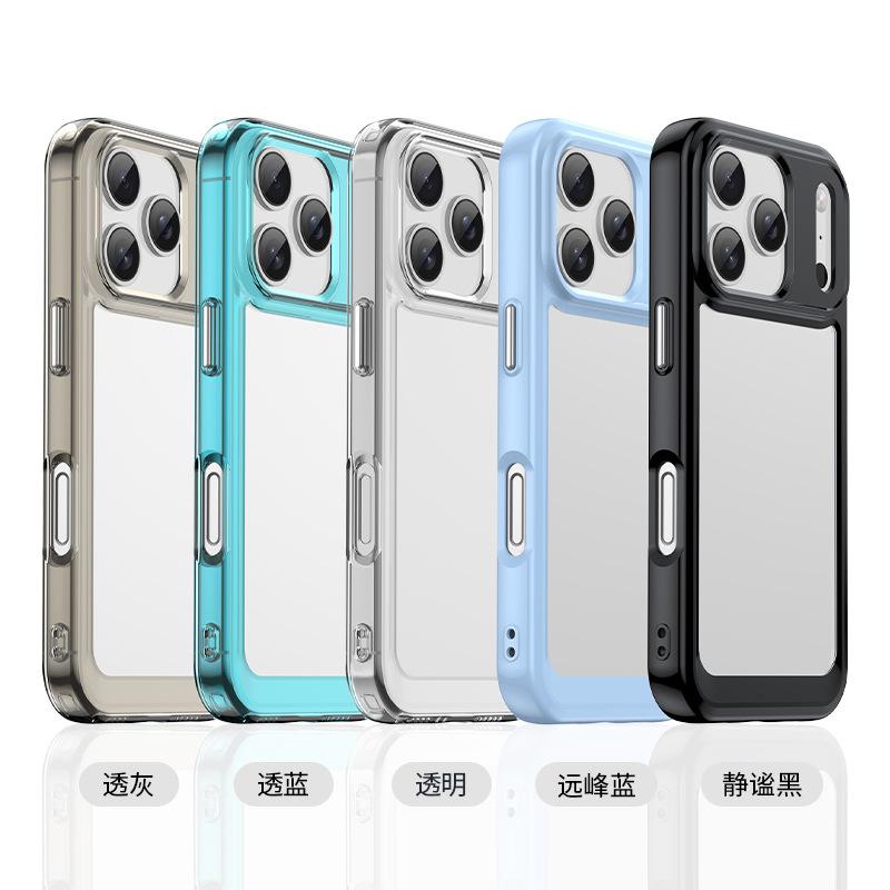 Applicable to colorful Apple 11Air mobile phone case iPhone11Pro mobile phone case all-inclusive acrylic solid color acrylic