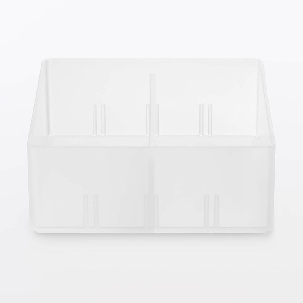 MUJI Polypropylene Desk Organizer Tray 100 X 100 X 40 76403203 1, Approx. Mm,