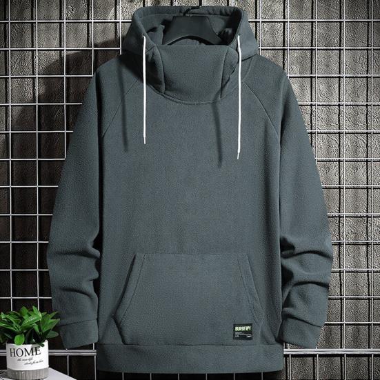 Luvtröja Termisk tröja med luva Plus Size Slitstark hösthuvtröja för dagligt bruk