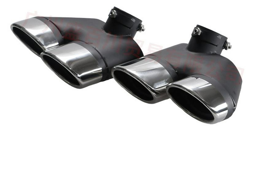 Stainless Steel Quad-Outlet Exhaust Muffler for Mercedes W211 E260/E240