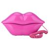 Funny Rose Red Lip Plastic Telephone Wire Landline Phone Home Decoration