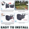 Universal Backup Camera Rain Shield Silicone Housing for Cars Waterproof Rear View Lens Cover Snowproof Dustproof