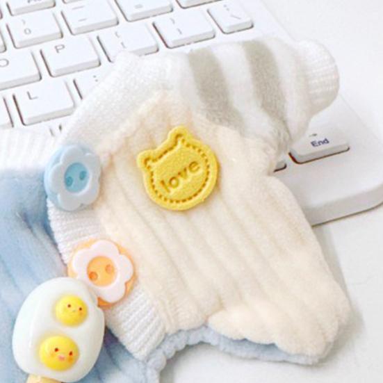 Roupas de boneca de pelúcia para roupas de bonecas de algodão Acessórios para bonecas de 10 cm Presente de aniversário de Natal para crianças Amigos