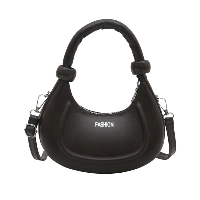 

Оптовая горячая распродажа нишевая ретро-стиль высокое качество портативная сумка-пельмень повседневная универсальная для поездок однотонная сумка-мессенджер женская