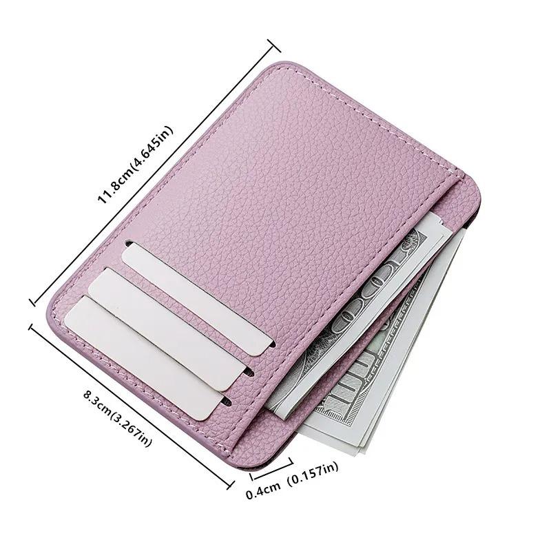 Ultra-thin Card Case Female Small Exquisite Large Capacity Multi-card Position Student Card Case Business Card Credit Card