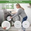Scrub Pads Replacement for Shark S8001 S8201 S7000 Mop YYH65257 Striped Microfiber Steam Scrub Mop Round Pad for Hard
