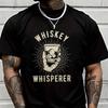 Whiskey Whisperer T-Shirt Fans Motorrad Sommer Herren Kurzarm Druck Rundhals T-Shirt